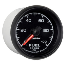 Load image into Gallery viewer, Autometer ES 52mm 0-100 PSI Fuel Pressure Gauge