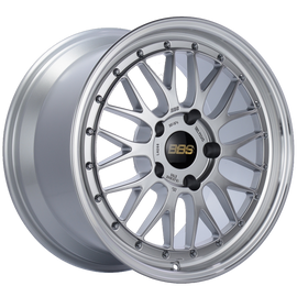 BBS LM 18x10 5x130 ET65 CB71.6 Diamond Silver Center Diamond Cut Lip Wheel