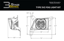 Load image into Gallery viewer, Diode Dynamics SS3 Pro Type SV2 Kit ABL - White SAE Fog