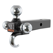 Load image into Gallery viewer, Curt Multi-Ball Mount w/Hook (2in Solid Shank 1-7/8in 2in &amp; 2-5/16in Chrome Balls)