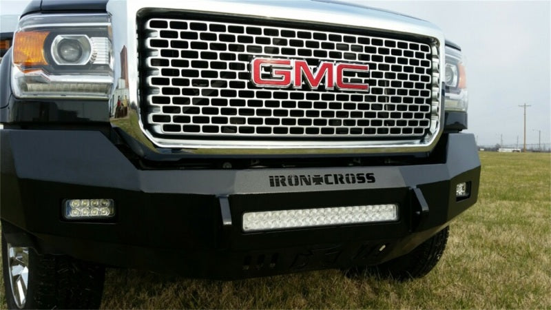 Iron Cross 16-18 GMC Sierra 1500 Low Profile Front Bumper - Gloss Black