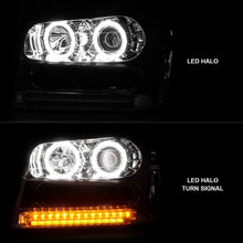 Load image into Gallery viewer, ANZO 2002-2009 Chevrolet Trailblazer Projector Headlights w/ Halo Chrome