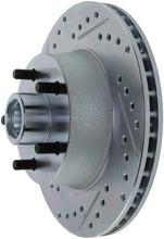 Load image into Gallery viewer, StopTech 68-69 Ford Mustang Right Slotted &amp; Drilled Brake Rotor - Front