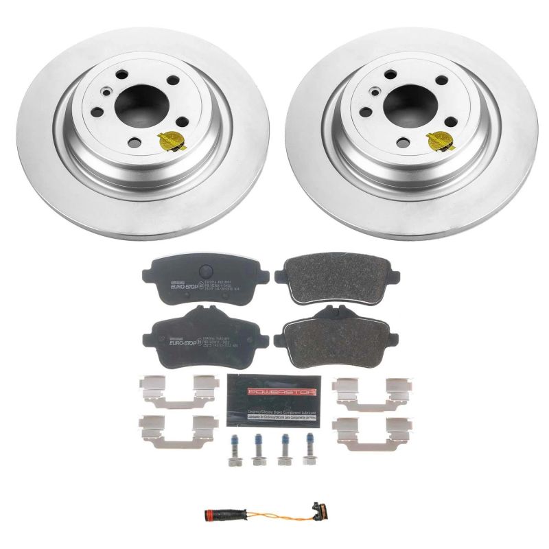 Power Stop 12-15 Mercedes-Benz ML350 Rear Euro-Stop Brake Kit