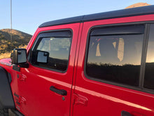 Load image into Gallery viewer, EGR 2018 jeep Wrangler JL SlimLine In-Channel WindowVisors Set of 4 - Dark Smoke