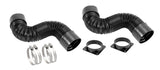 Spectre Air Duct Hose Kit 4in. OD (41in. Ducting (2) / 2 Mounting Plates / 2 Hose Clamps) - Black