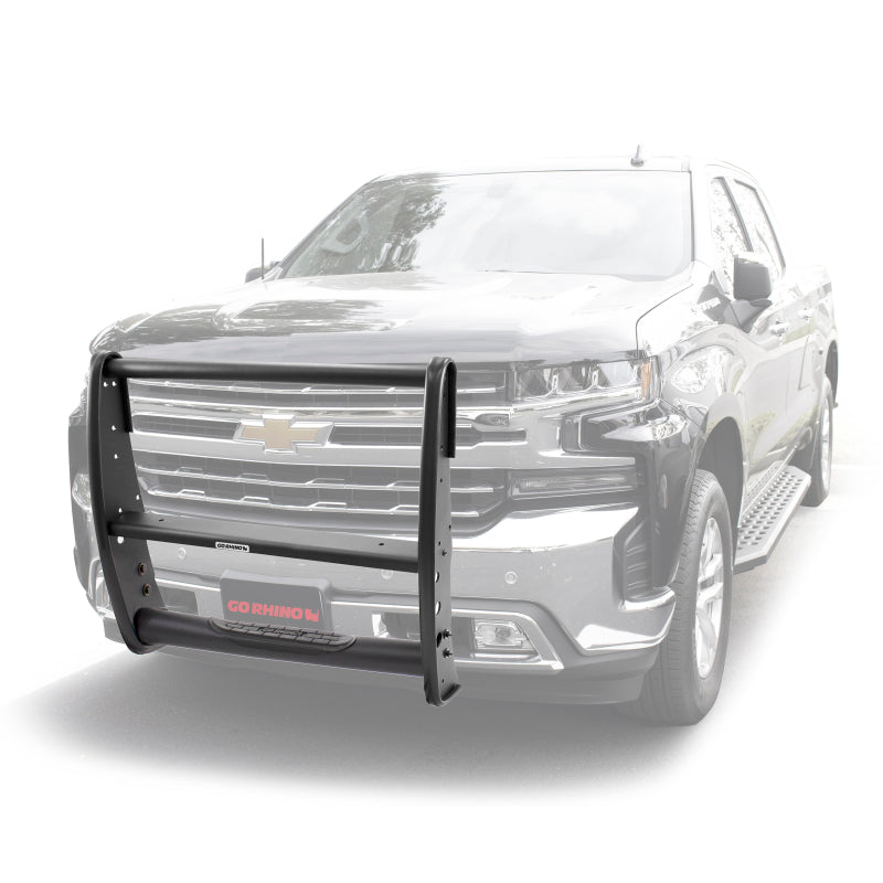Go Rhino 19-20 Chevrolet Silverado 1500 3000 Extreme Series StepGuard - Textured Black - GTR Auto
