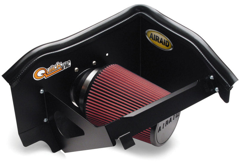 Airaid 04-13 Nissan Titan/Armada 5.6L CAD Intake System w/o Tube (Oiled / Red Media)