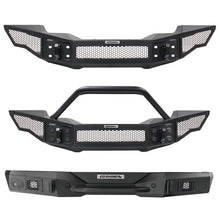 Load image into Gallery viewer, Go Rhino 07-20 Jeep Wrangler JL/JLU/JK/JKU/Gladiator JT Rockline Full Width Bumper w/ Overrider - GTR Auto