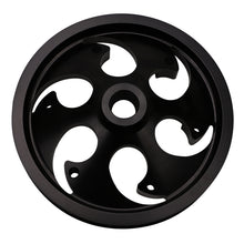 Load image into Gallery viewer, Wehrli 01-16 Chevrolet 6.6L Duramax Twin CP3 Pulley Deep Offset - Black Anodized Finish