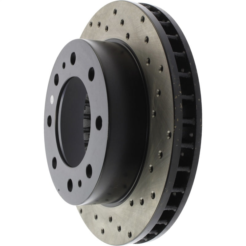 StopTech 02-06 Chevy Avalanche / 02-06 Silverado 1500 2WD Front Left Drilled Sportstop Cryo Rotor