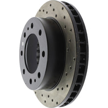 Load image into Gallery viewer, StopTech 02-06 Chevy Avalanche / 02-06 Silverado 1500 2WD Front Left Drilled Sportstop Cryo Rotor