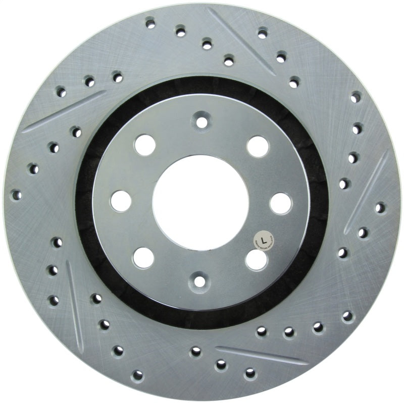StopTech Select Sport Drilled & Slotted Rotor - Left - Rear