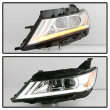 Load image into Gallery viewer, xTune 14-18 Chevy Impala (Excl Limited) DRL Halogen Projector Headlights - Chrm (PRO-JH-CIM15-LB-C)