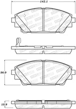 Load image into Gallery viewer, StopTech 14-18 Mazda 3 Street Performance Front Brake Pads