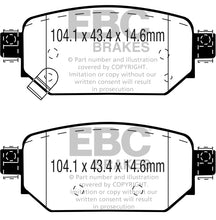 Load image into Gallery viewer, EBC 2017+ Mazda 3 2.0L Yellowstuff Rear Brake Pads