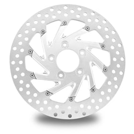 Performance Machine Disc/Carr 11.5 Del Rey Front Left - Chrome