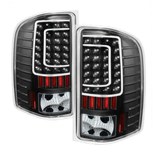 Load image into Gallery viewer, Xtune Chevy Silverado 07-13 LED Tail Lights Black ALT-ON-CS07-LED-BK