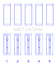 Load image into Gallery viewer, King Engine Bearings Nissan SR20DE (Size 0.25mm) Performance Main Bearing Set