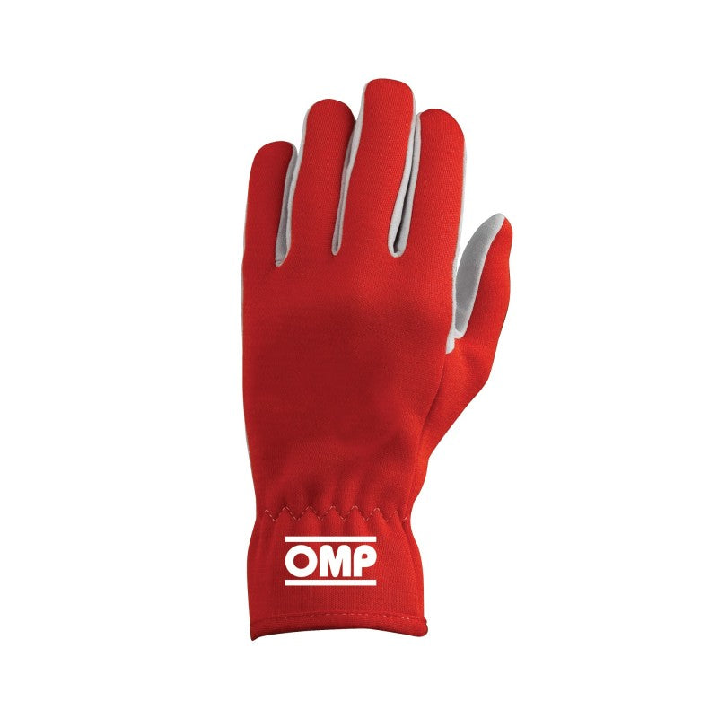 OMP Red Rally Gloves - Size M