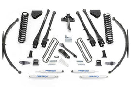 Fabtech 08-16 Ford F250/350 4WD 8in 4Link Sys w/Coils & Rr Lf Sprngs & Perf Shks - GTR Auto