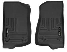 Husky Liners 19-24 Jeep Wrangler JL/JLU X-Act Contour Black Front Floor Liners - GTR Auto