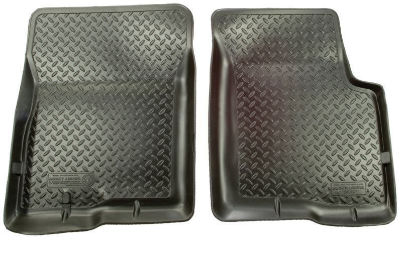 Husky Liners 99 Ford F Series HD/SuperDuty Reg/Super/Super Crew Cab Classic Style Black Floor Liners
