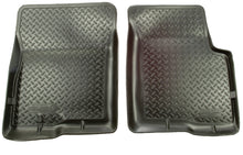 Load image into Gallery viewer, Husky Liners 99 Ford F Series HD/SuperDuty Reg/Super/Super Crew Cab Classic Style Black Floor Liners