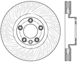 StopTech 11-14 Porsche Cayenne / 11-15 VW Touareg Front Left Slotted Sport Brake Rotor