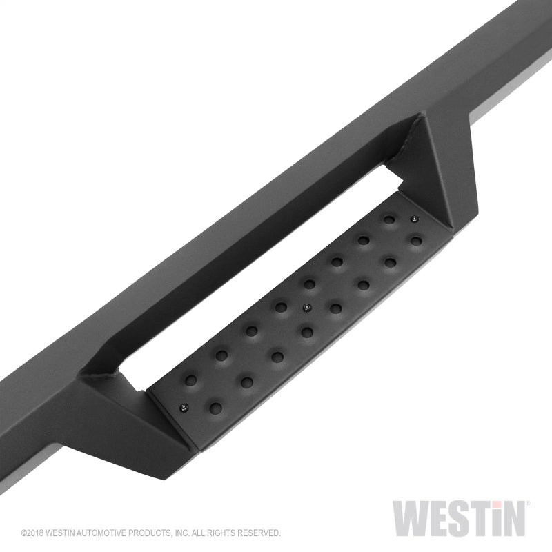 Westin 19-20 GM 1500 DC 6.5ft bed (Excludes LD/Limited) HDX Drop W2W Nerf Step Bars - Textured Black