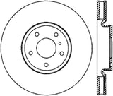 StopTech 03-04 Infiniti G35/03-08 Nissan 350Z Cryo Slotted & Drilled Front Right Rotor (w/Brembo)