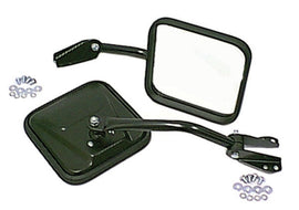 Omix Side Mirror Kit Black- 55-86 Jeep CJ Models - GTR Auto