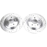 Power Stop 08-13 Volvo C30 Rear Evolution Drilled & Slotted Rotors - Pair