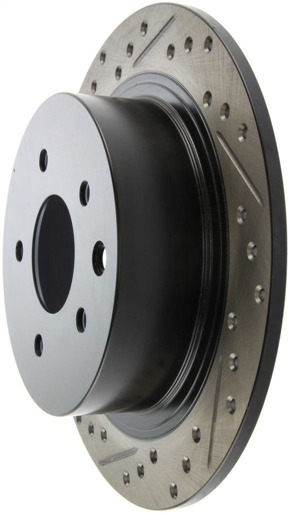 StopTech 02-09 Nissan Altima / 04-08 Maxima SportStop Slotted & Drilled Rear Right Rotor