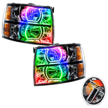 Load image into Gallery viewer, Oracle 07-13 Chevrolet Silverado SMD HL - Black - Square Style - ColorSHIFT SEE WARRANTY