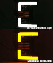 Load image into Gallery viewer, AlphaRex 17-19 Ford F-250 SD PRO-Series Proj Headlight Plnk Style Matte Blk w/Activ Light/Seq Signal