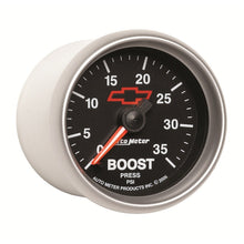 Load image into Gallery viewer, Autometer GM Mechanical 52mm 0-35 PSI Boost Gauge