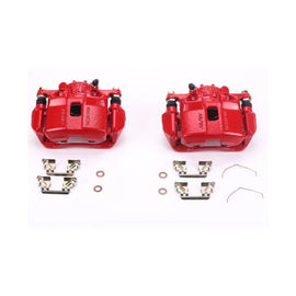 Power Stop 13-15 Acura ILX Front Red Calipers w/Brackets - Pair