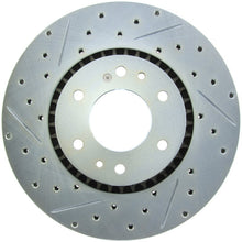 Load image into Gallery viewer, StopTech Select Sport 05-09 Chevrolet Trailblazer SportStop Slotted &amp; Drilled Front Right Rotor