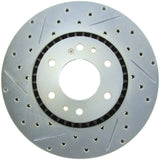 StopTech Select Sport 05-09 Chevrolet Trailblazer SportStop Slotted & Drilled Front Right Rotor