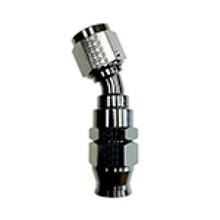 Load image into Gallery viewer, Fragola -6AN Real Street 30 Degree Hose End Black For PTFE Hose