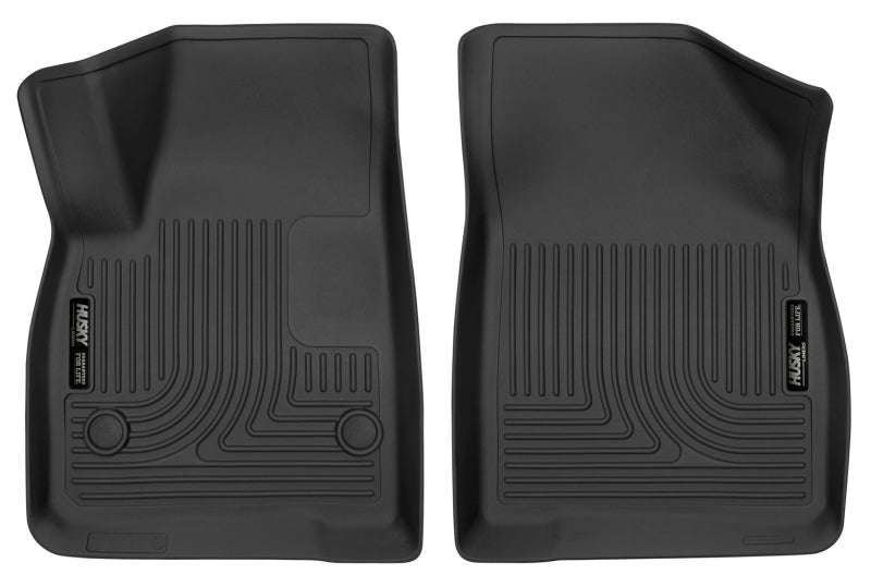 Husky Liners 17-23 Cadillac XT5/17-23 GMC Acadia 2nd Row Bench X-Act Contour Black Front Floor Liner - GTR Auto