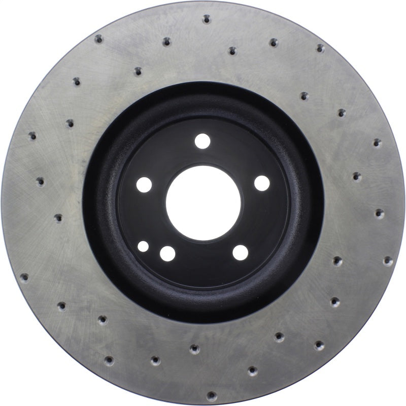 StopTech 05-06 Mercedes Benz C55 AMG Sportstop Drilled Left Front CRYO Rotor