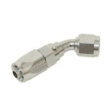 Load image into Gallery viewer, Fragola -8AN x 45 Degree Pro-Flow Hose End Chrome