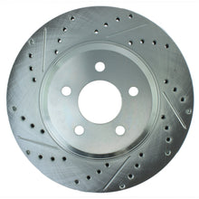 Load image into Gallery viewer, StopTech Select Sport 05-10 Ford Mustang GT Slotted and Drilled Front Right Rotor