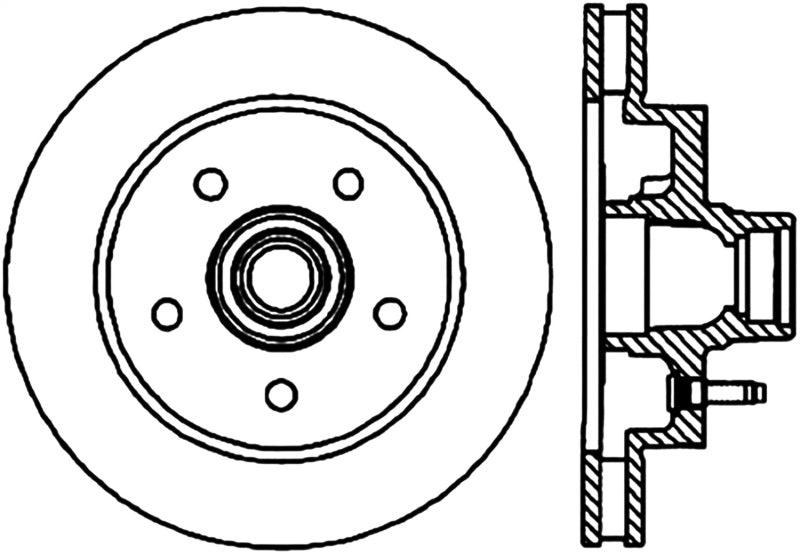 StopTech Slotted & Drilled Sport Brake Rotor