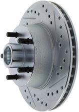 Load image into Gallery viewer, StopTech 68-69 Ford Mustang Left Slotted &amp; Drilled Brake Rotor - Front