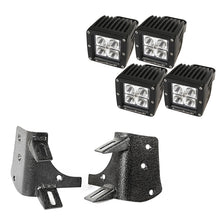 Load image into Gallery viewer, Rugged Ridge 97-06 Jeep Wrangler TJ/LJ 3in Square Dual A-Pillar LED Kit