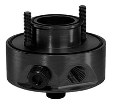 Load image into Gallery viewer, Moroso Chevrolet Small Block Oil Filter Adapter - Sandwich - Accumulater/External Pump