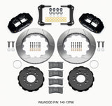 Wilwood Narrow Superlite 6R Front Hat Kit 14.00 1964-1970 Ford Mustang w/ DSE Suspension